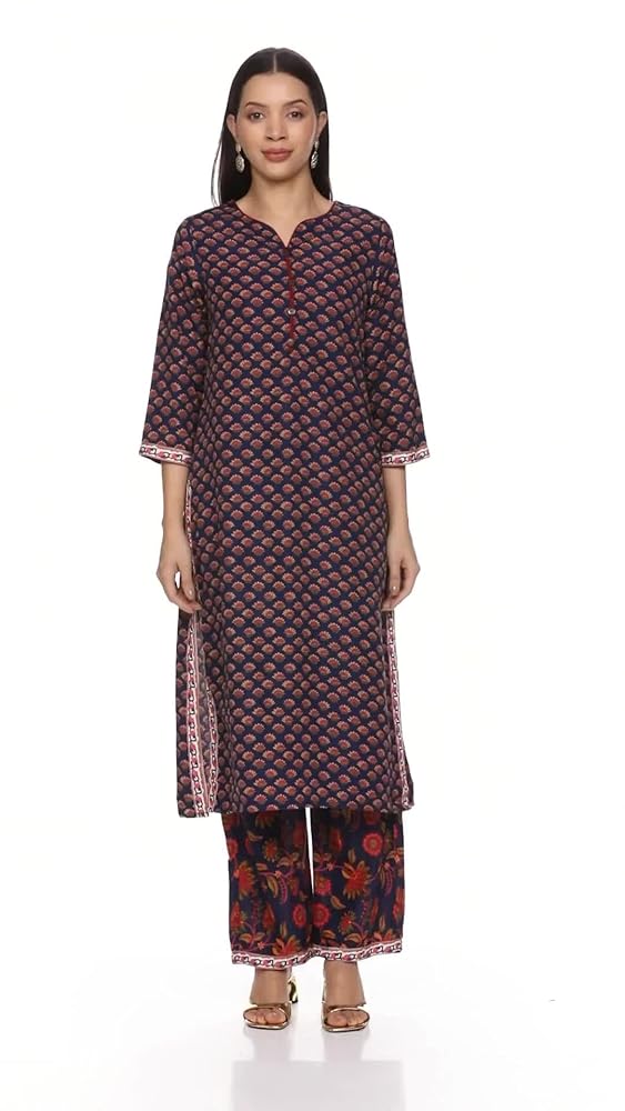Leriya Fashion Kurta Sets for Woman | Dress for Women | Women Kurta Sets with Dupatta | Black Printe - Authentic Leriya Clothing | UrbanThreads - Image 3