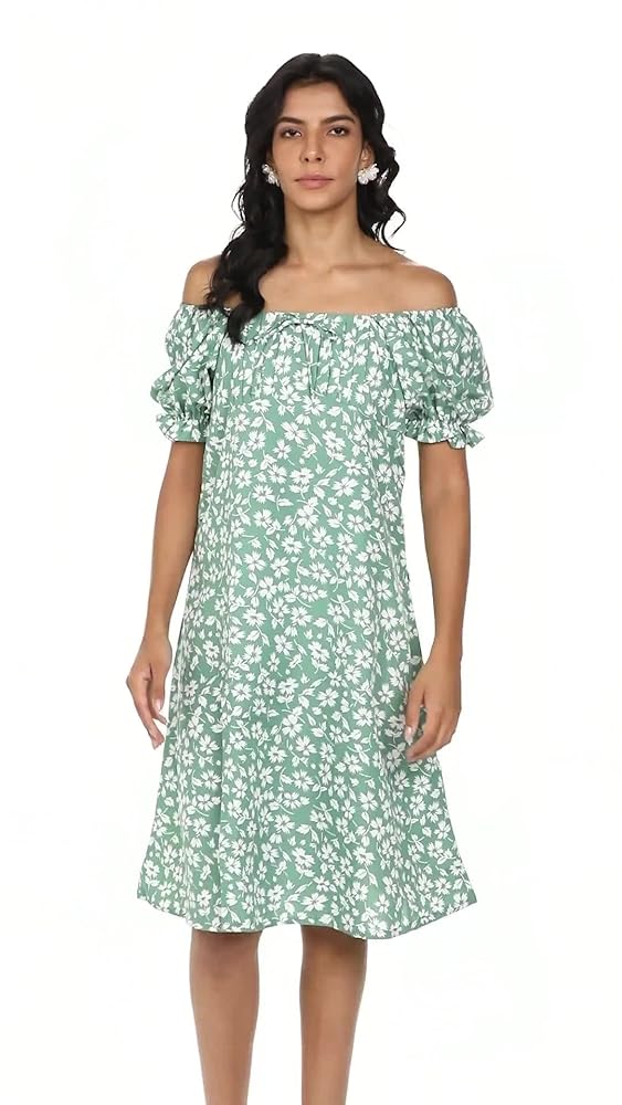 Leriya Fashion Summer Dress for Women – Short One Piece A-Line Midi Dress | Lightweight Vacation Wea - Authentic Leriya Clothing | UrbanThreads - Image 3