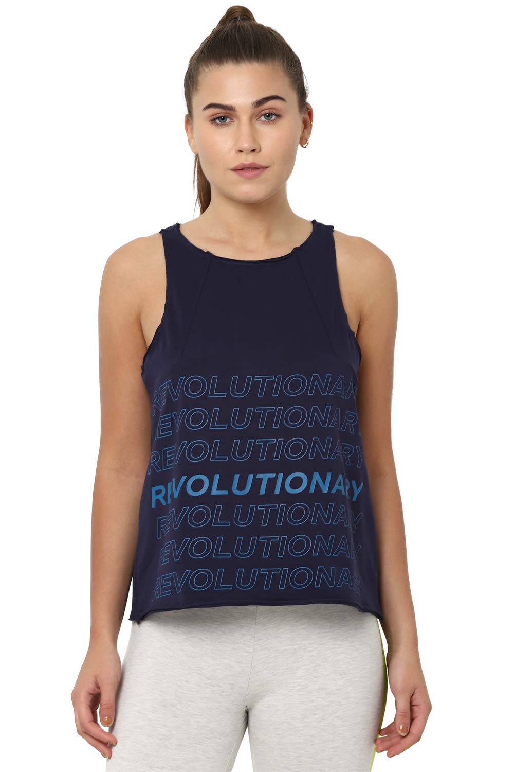 Allen Solly Women's Cotton Graphic Regular Fit Blouse