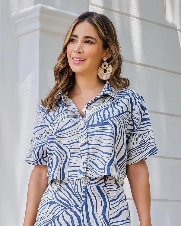 Leriya Fashion Co-ord Set for Women – Stylish Korean Summer Outfit | Trendy Travel & Streetwear Look - Authentic Leriya Fashion | UrbanThreads - Image 4