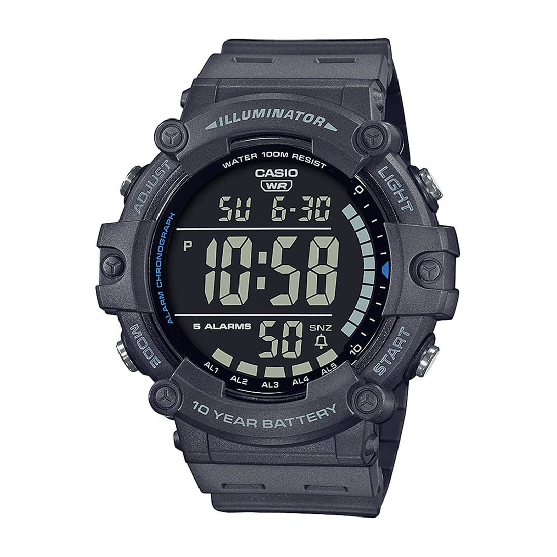 Casio Youth Digital Watch - Black