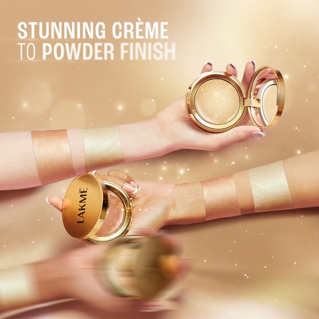 Lakme 9 to 5 Powerplay Velvet Crème Highlighter Sultry Gold 9gm - Image 3