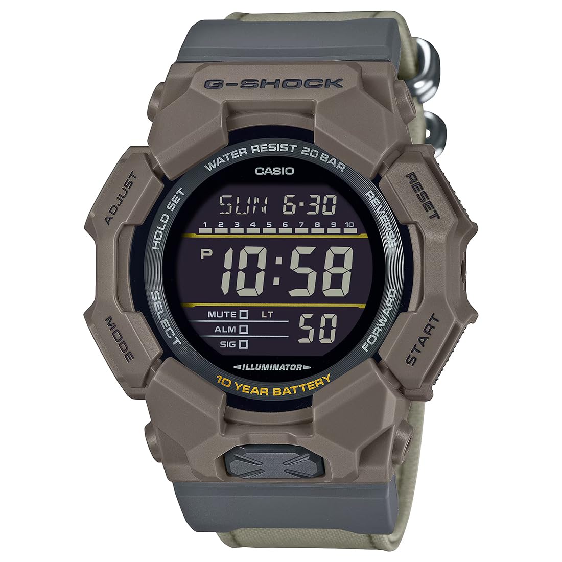 Casio G-Shock GD-010CE Black Digital Watch Men