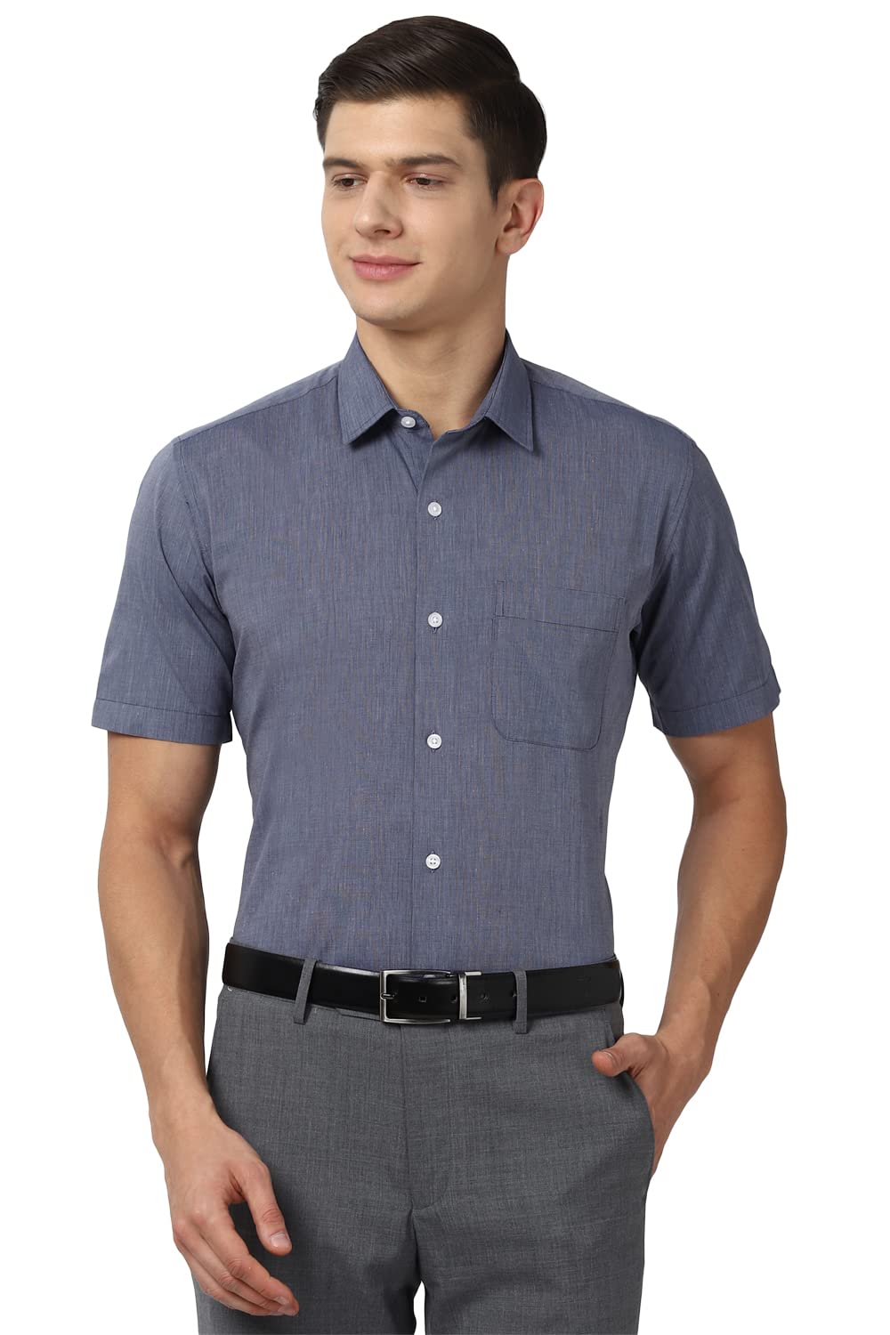 Peter England Men's Cotton Regular Fit Shirt