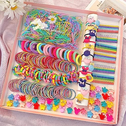 Shining Diva 74-1220 Pcs Colorful Hair Bands Hairpins Clips - Image 4