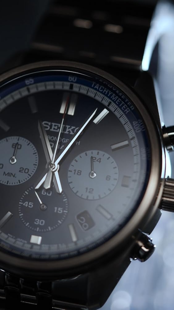 Seiko SSB427P1 Silver Stainless Steel Chronograph Watch - Image 3