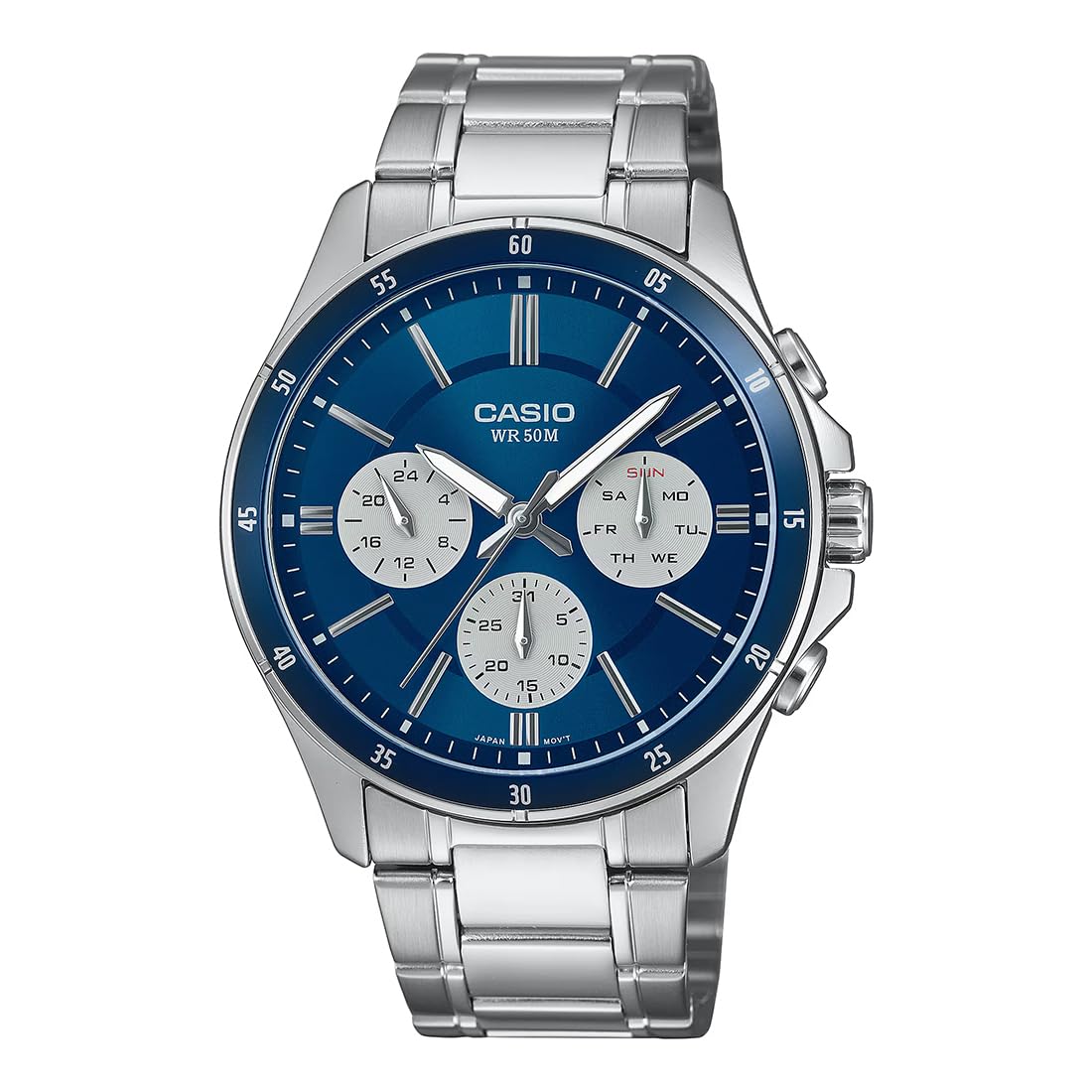 Casio Enticer MTP-1374D-2A3VDF Analog Blue Dial Men