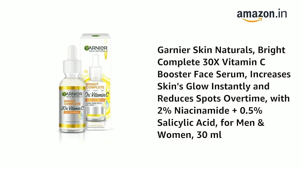 Garnier Vitamin C Face Serum 2% for Skin Brightening - Image 3