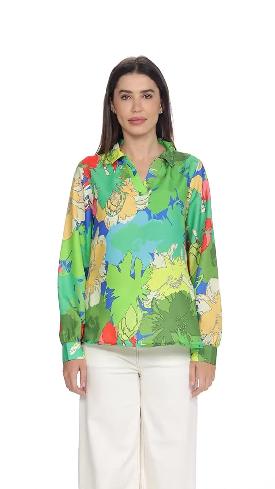 Leriya Fashion Women's Rayon Oversized Fit Korean Casual Short Sleeve Loose Fit Crop Top|Summer Wear - Authentic Leriya Clothing | UrbanThreads - Image 3