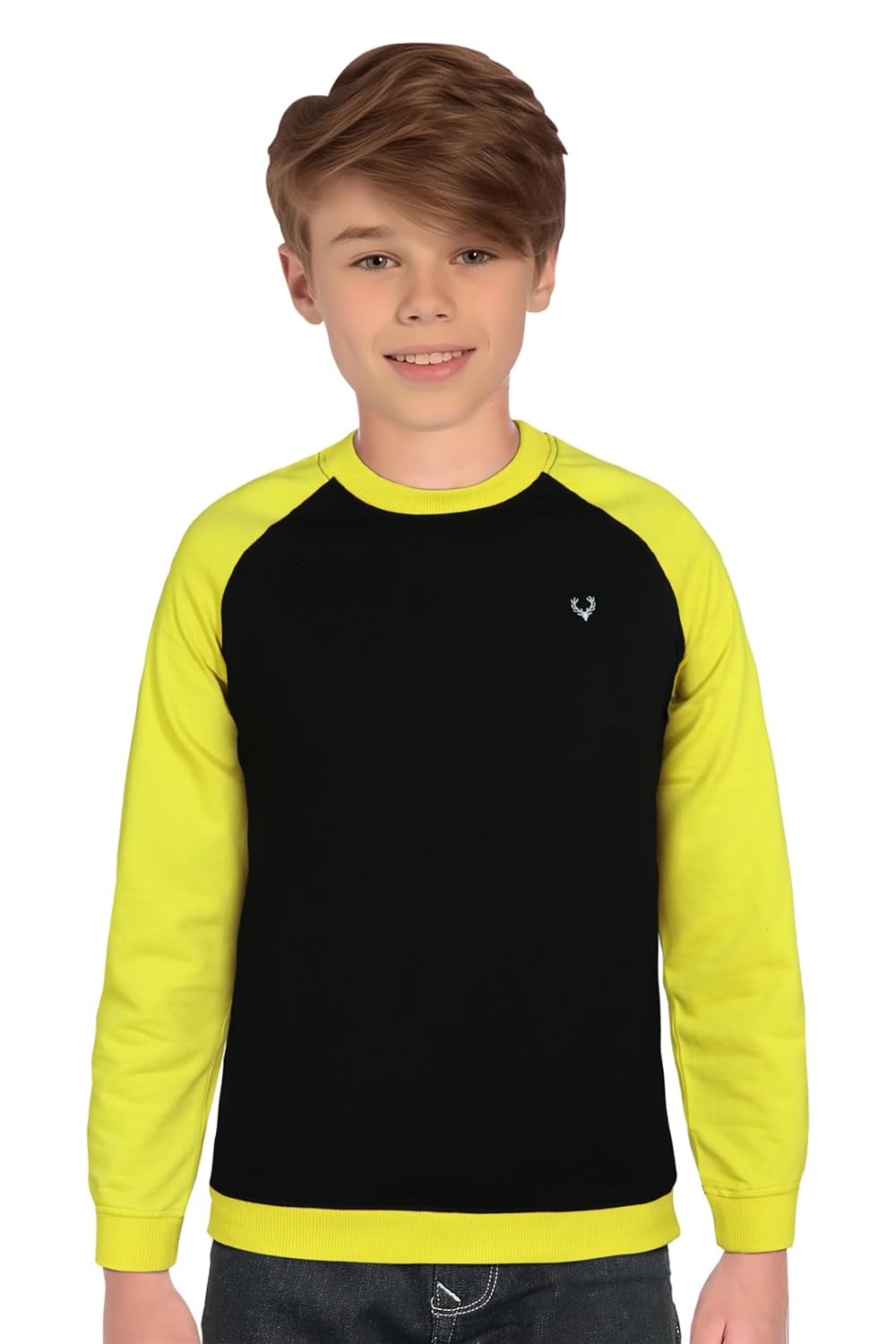 Allen Solly Boy's Cotton Crew Neck Sweatshirt
