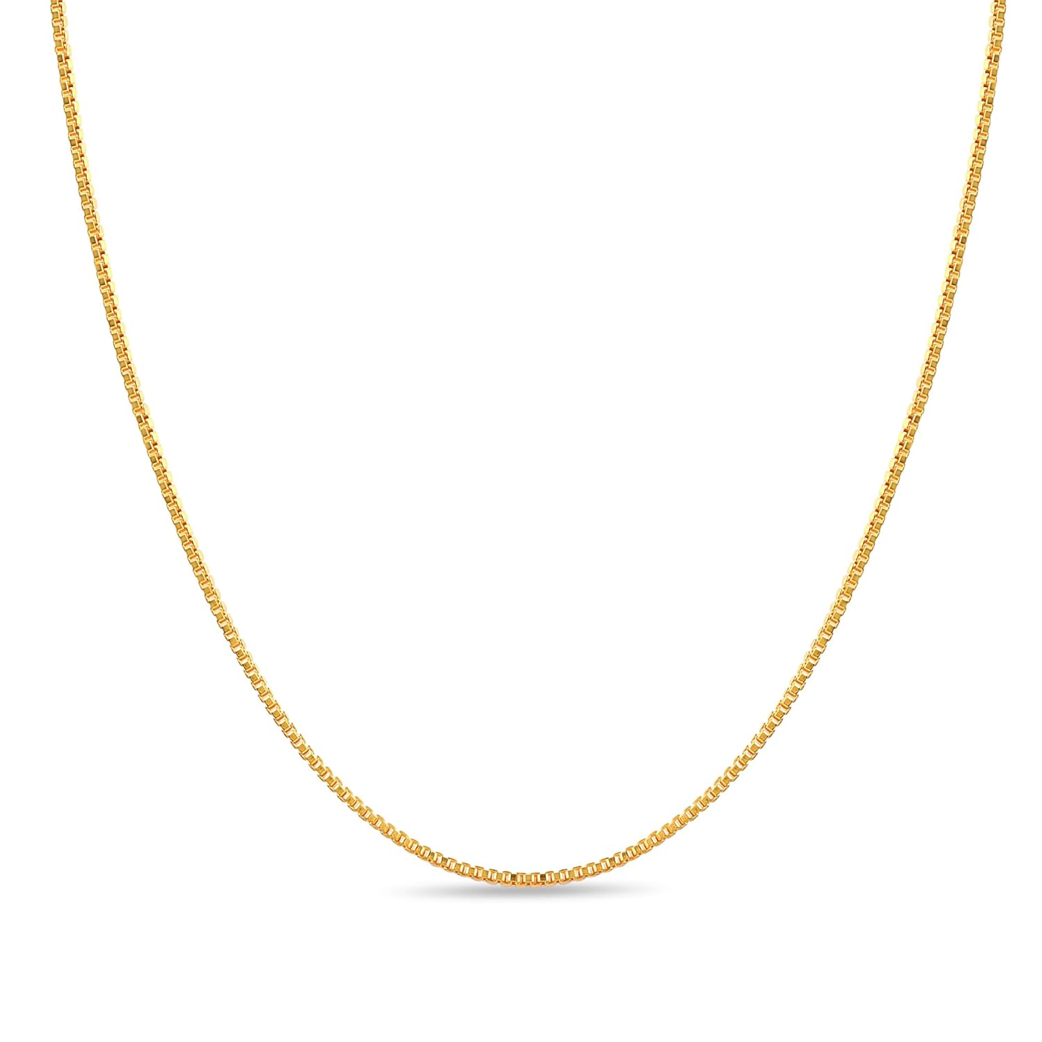 ZAVYA 925 Sterling Silver Gold Plated Chain for Women