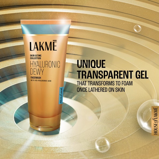 Lakmé Hyaluronic Dewy Facewash 4D Hyaluronic Acid 100gm - Image 3