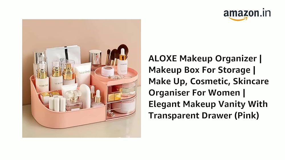 ALOXE Makeup Organizer Box for Women - Image 3