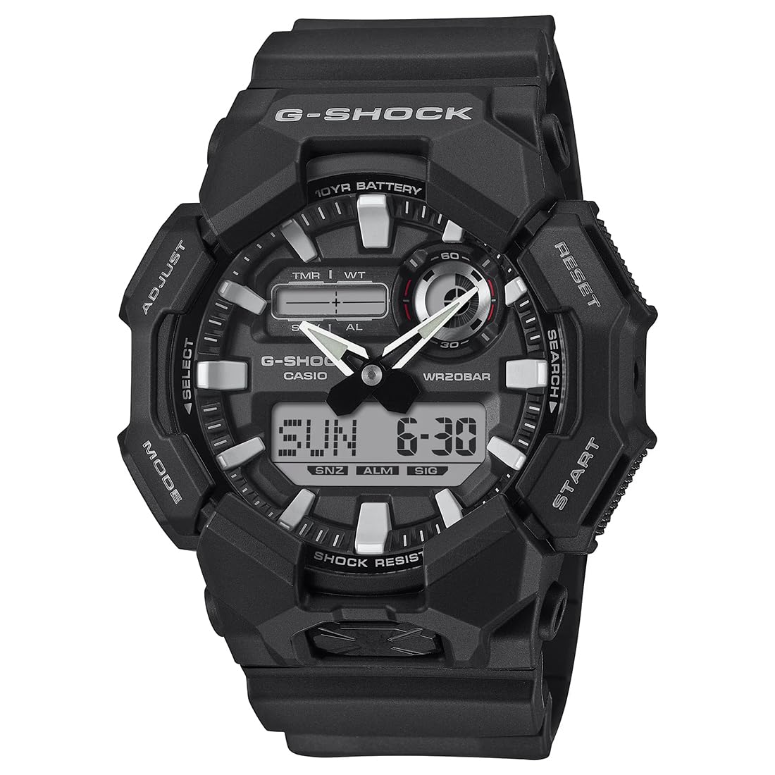 Casio G-Shock GA-010-1A1DR Analog-Digital Black Dial Men