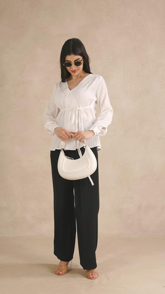 Leriya Fashion Women's Polycotton Regular Fit Tank Top Korean Tops Oversized Shirts, Crop Tanks & Tr - Authentic Leriya Clothing | UrbanThreads - Image 4