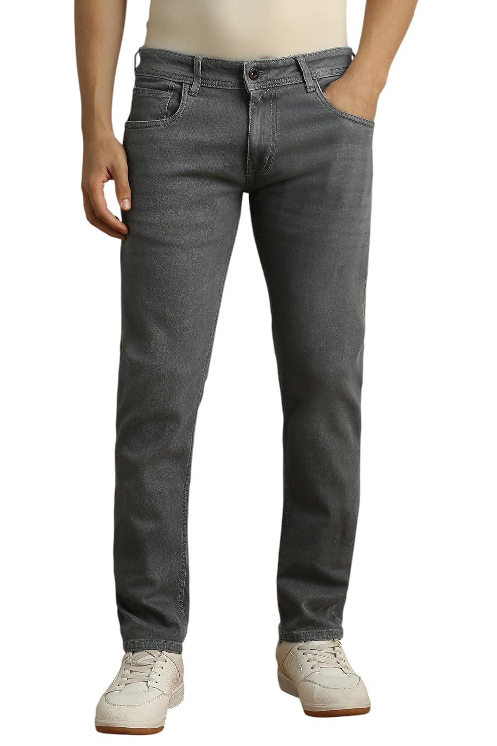 Peter England Navy Skinny Fit Jeans