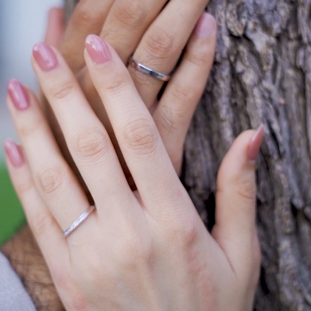 ZAVYA 925 Sterling Silver Rhodium Plated Couple Ring Combo | Gifts for Men & Women | With Certificat - Authentic ZAVYA Accessories | UrbanThreads - Image 5