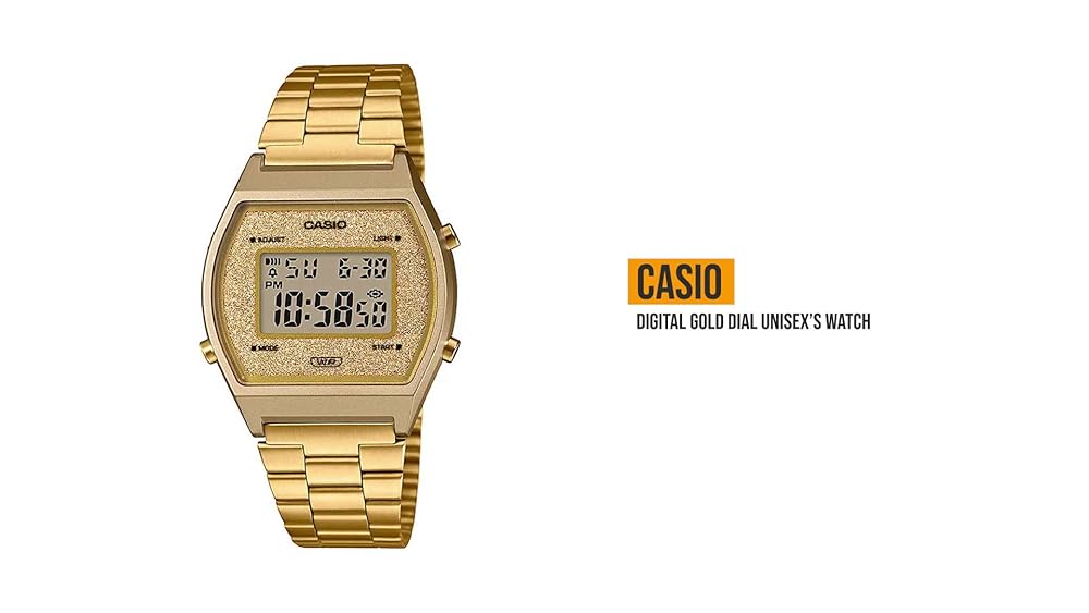 Casio Vintage Gold Digital Watch - Image 3