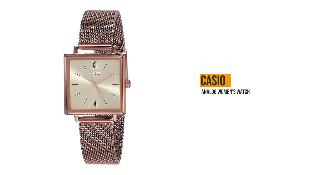 Casio Enticer Analog Rose Gold Dial Women's Watch - Image 3
