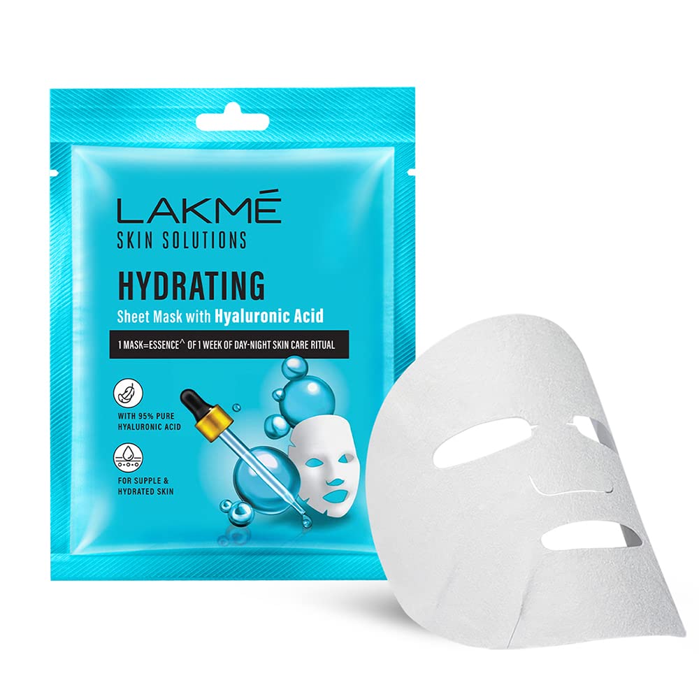 Lakme Solutions Sheet Mask Hydrating Hyaluronic Acid 25ml
