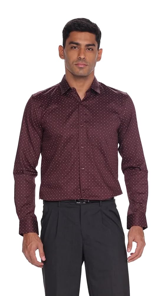 Peter England Men's Cotton Regular Fit Shirt - Image 3