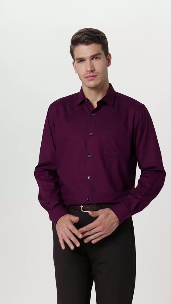 Allen Solly Men's Cotton Classic Fit Formal Shirt - Image 3
