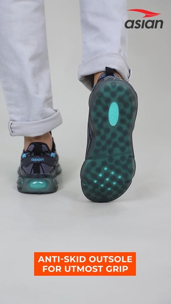 ASIAN Men's AIRWEAVE-02 Sports Running,Walking,Gym Shoes with Lightweight Phylon Sole with Memory Fo - Authentic ASIAN Footwear | UrbanThreads - Image 4