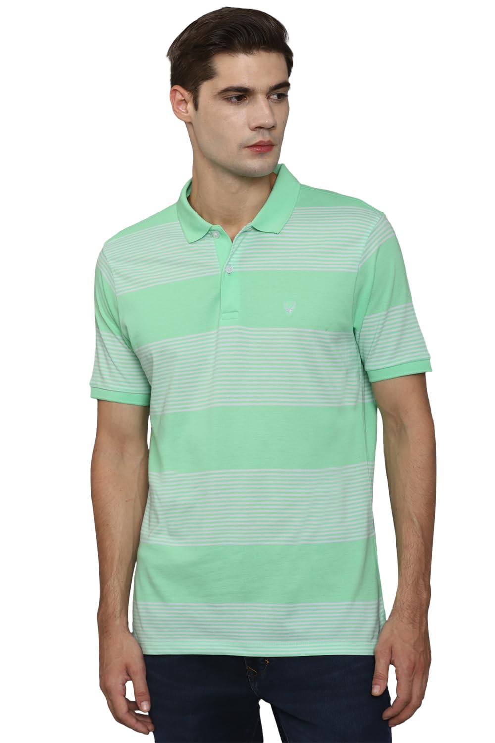Allen Solly Men's Cotton Regular Fit Polo T-Shirt