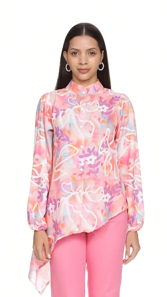 Leriya Fashion Tops for Women | Western Tops for Girls | Printed Women Tops | Casual Wear Top | Fanc - Authentic Leriya Clothing | UrbanThreads - Image 3