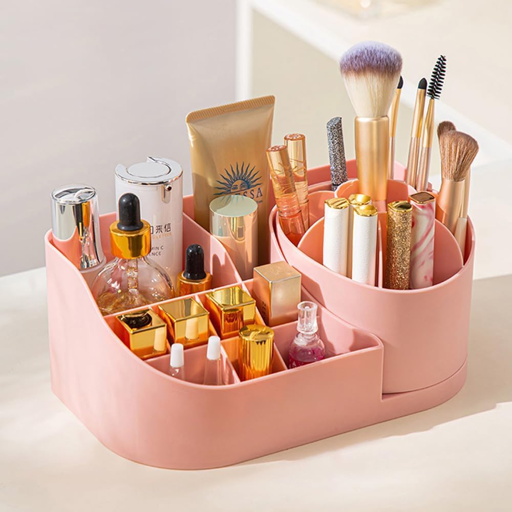 Leawall Makeup Organiser Lipstick Storage Box with Drawer