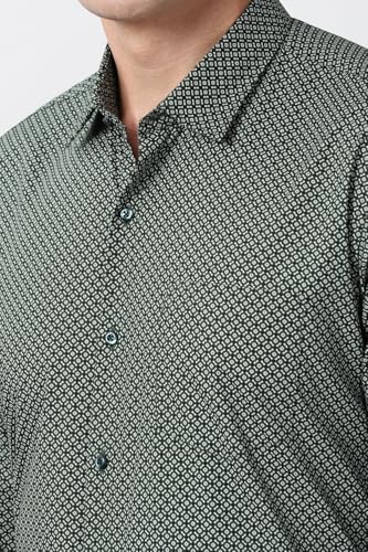 Peter England Men's Formal Shirt Cotton Full Sleeves Regular Fit - Image 5