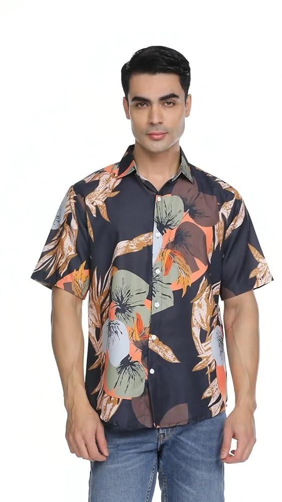 Leriya Fashion Men's Formal Button Down Shirt – Slim Fit Office Wear Shirt for Men | Textured Short - Authentic Leriya Clothing | UrbanThreads - Image 3