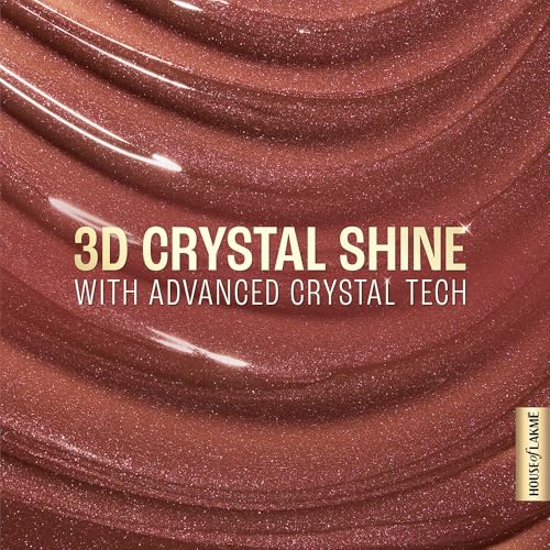 Lakme Glitterati Lip Glaze 303 Caramel Drizzle 5ml - Image 5