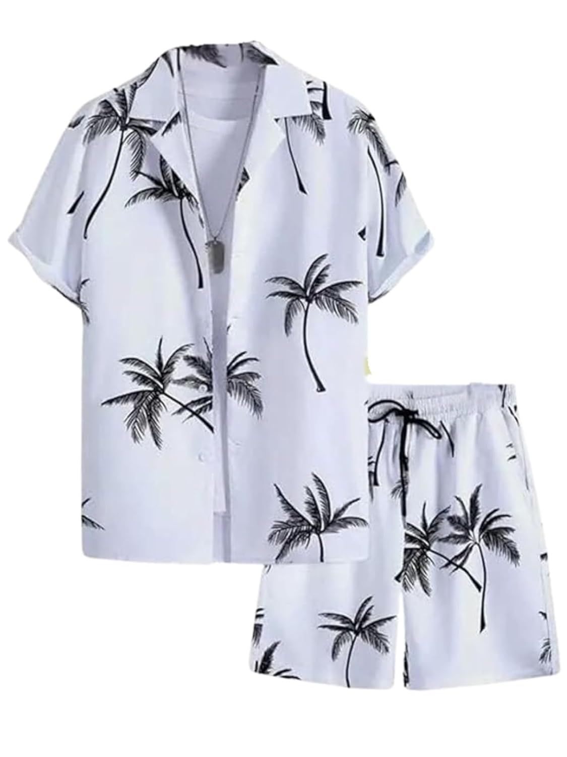Leriya Fashion Co-ord Set for Men – T-Shirt & Shorts Nightwear Set | Summer Loungewear, Beachwear & - Authentic Leriya Clothing | UrbanThreads