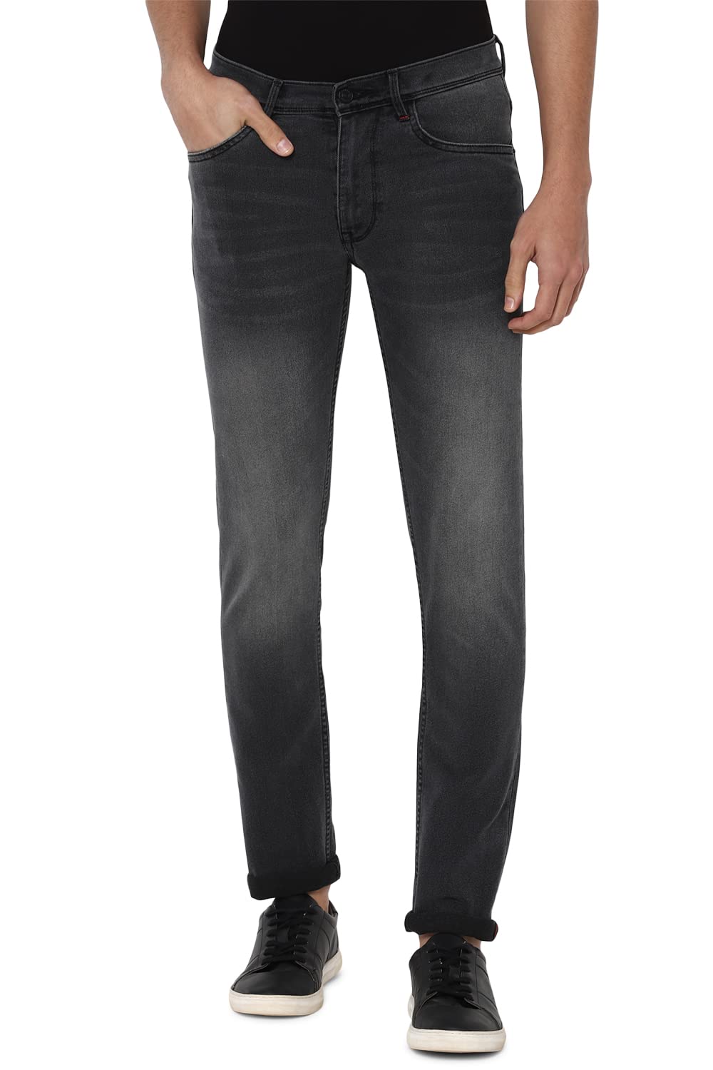 Allen Solly Men's Mid Rise Slim Jeans