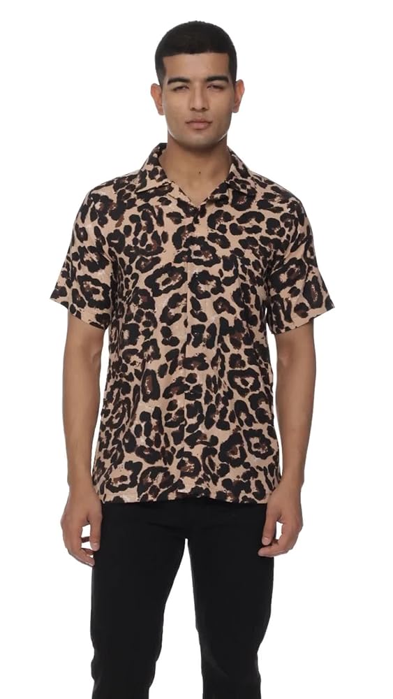 Leriya Fashion Men's Casual – Button Down Summer Shirt for Men | Lightweight Textured Fabric | Rayon - Authentic Leriya Clothing | UrbanThreads - Image 3