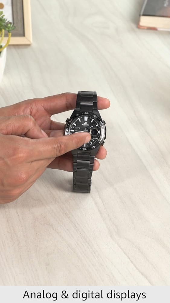 Casio Edifice EFV-C110DC-1ADF Black Analog-Digital Men's Watch - Image 3