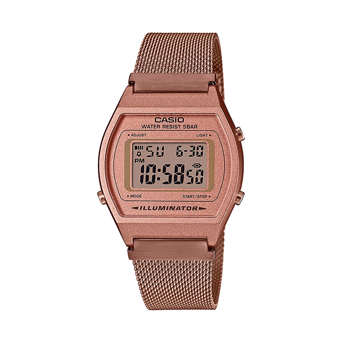 Casio B640WMR-5ADF Rose Gold Digital Watch Unisex