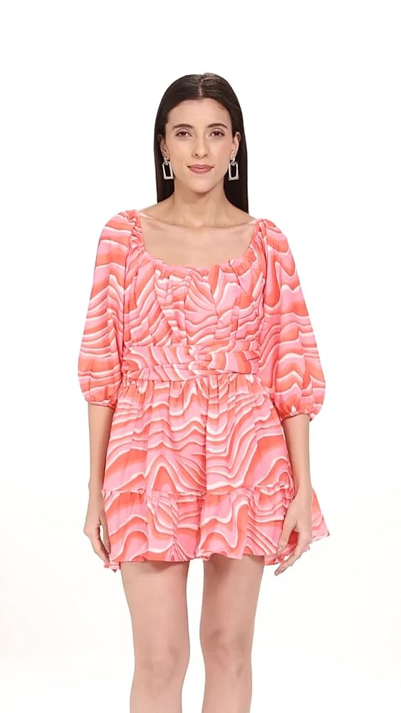 Leriya Fashion Women Mini Dress | One Piece Dress for Women | Dresses for Women | Trendi Dress for W - Authentic Leriya Clothing | UrbanThreads - Image 3