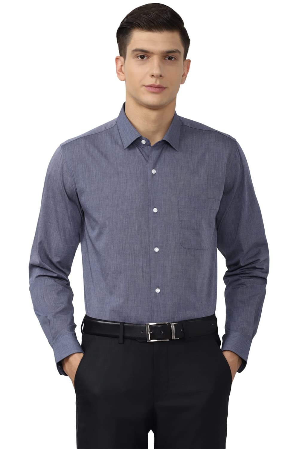 Peter England Men's Cotton Regular Fit Shirt