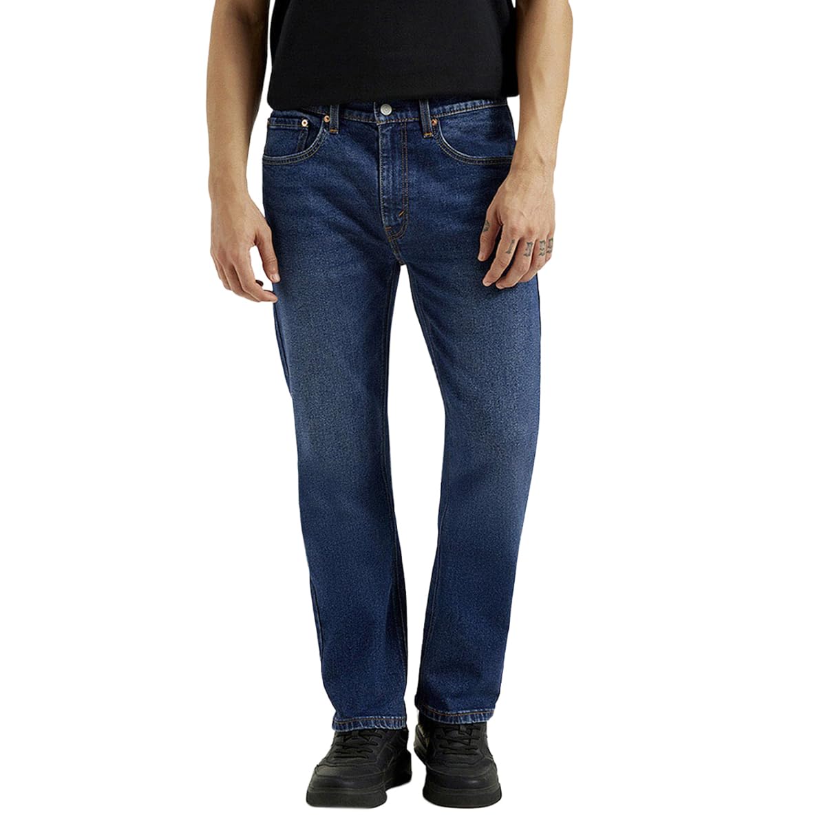 Levi's Men's 505 Straight Fit Mid Rise Jeans