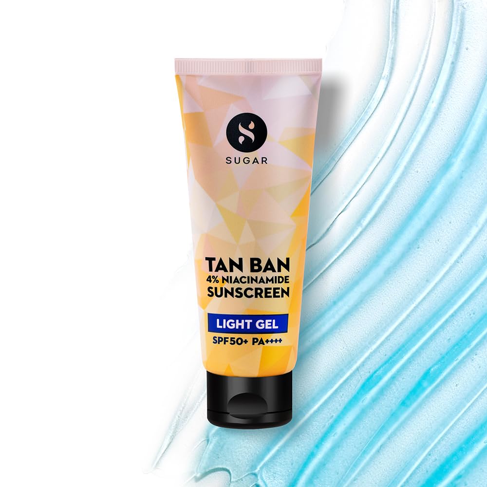 SUGAR Cosmetics Tan Ban Sunscreen SPF50 PA++++ Light Gel