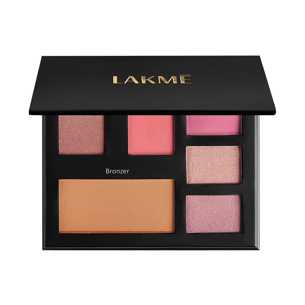 Lakme Glitterati Face Palette Night Diva High Pigment