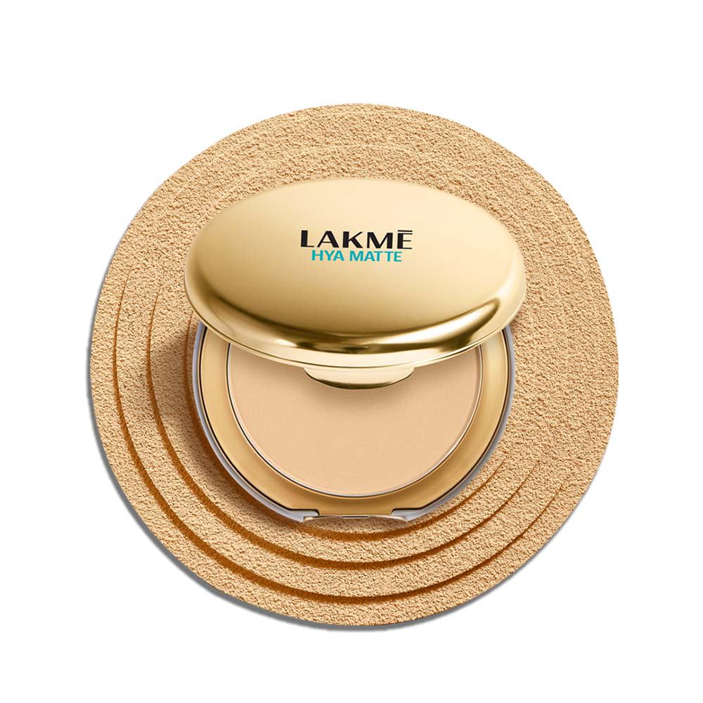 Lakmé 9to5 Hya Matte Pressed Powder - Sand (9gm)