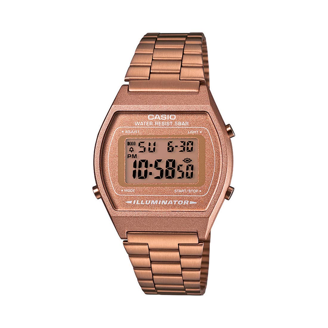 Casio Vintage Digital Watch Rose Gold Women