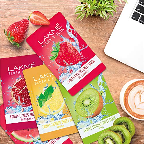 Lakmé Blush & Glow Kiwi Sheet Mask Instant Hydration - Image 5