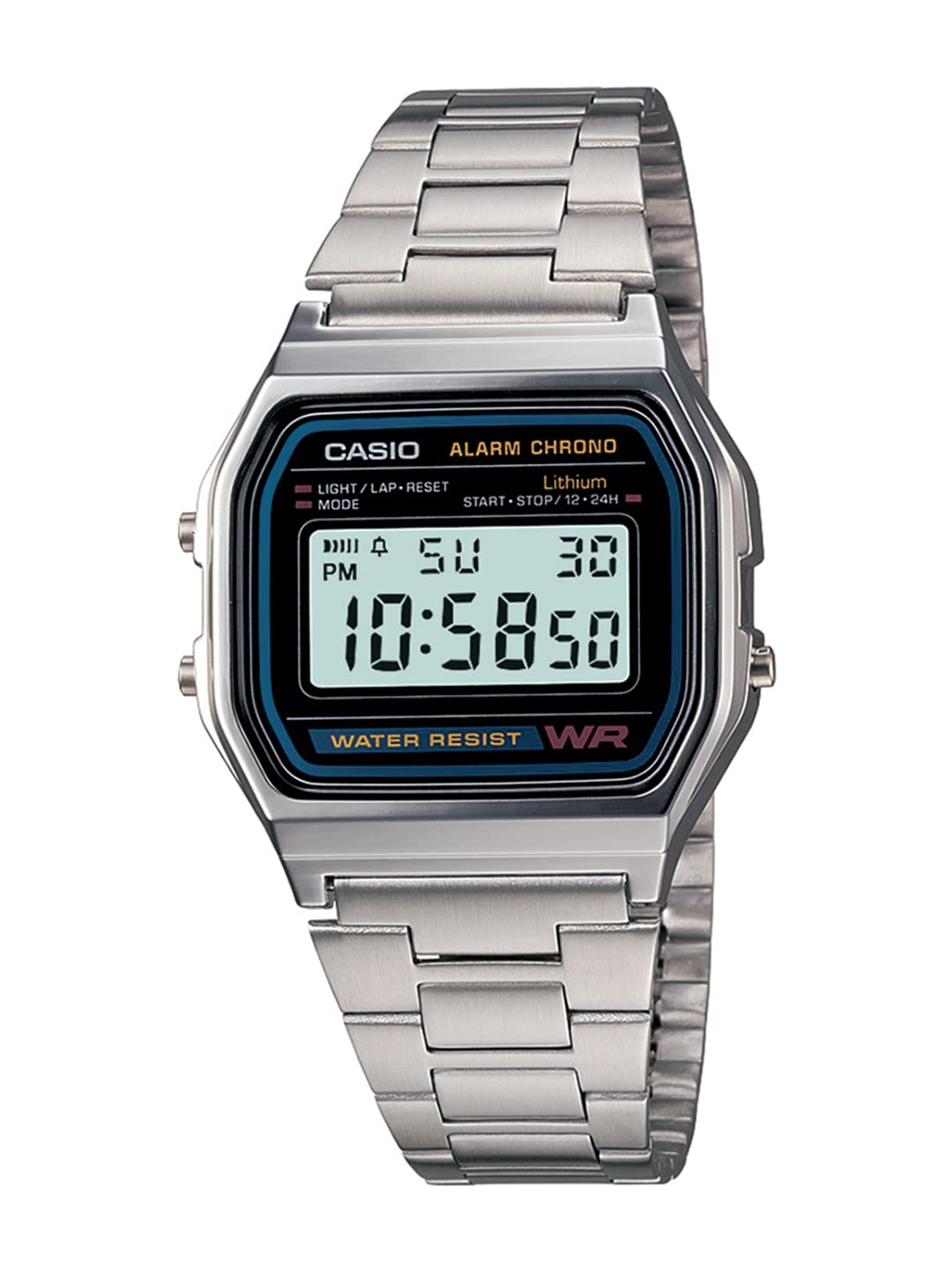 Casio Vintage Silver Digital Watch