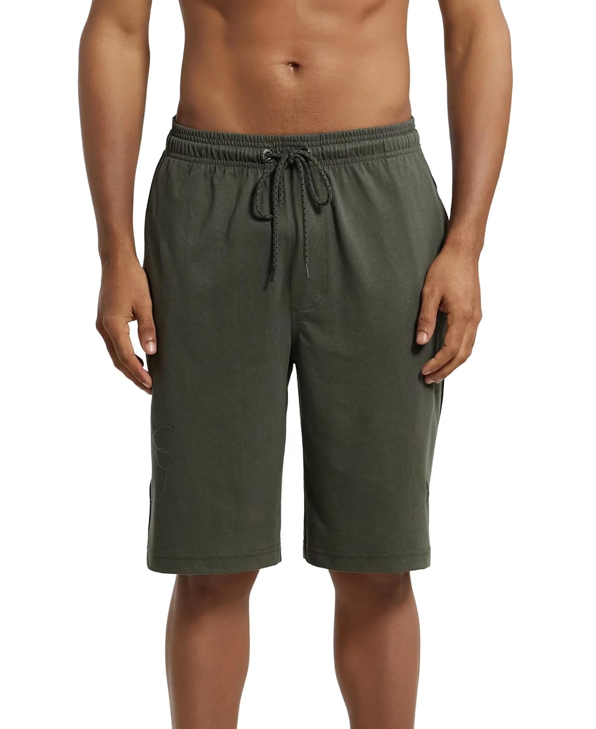 Jockey 9426 Men's Regular Fit Solid Shorts with Pockets