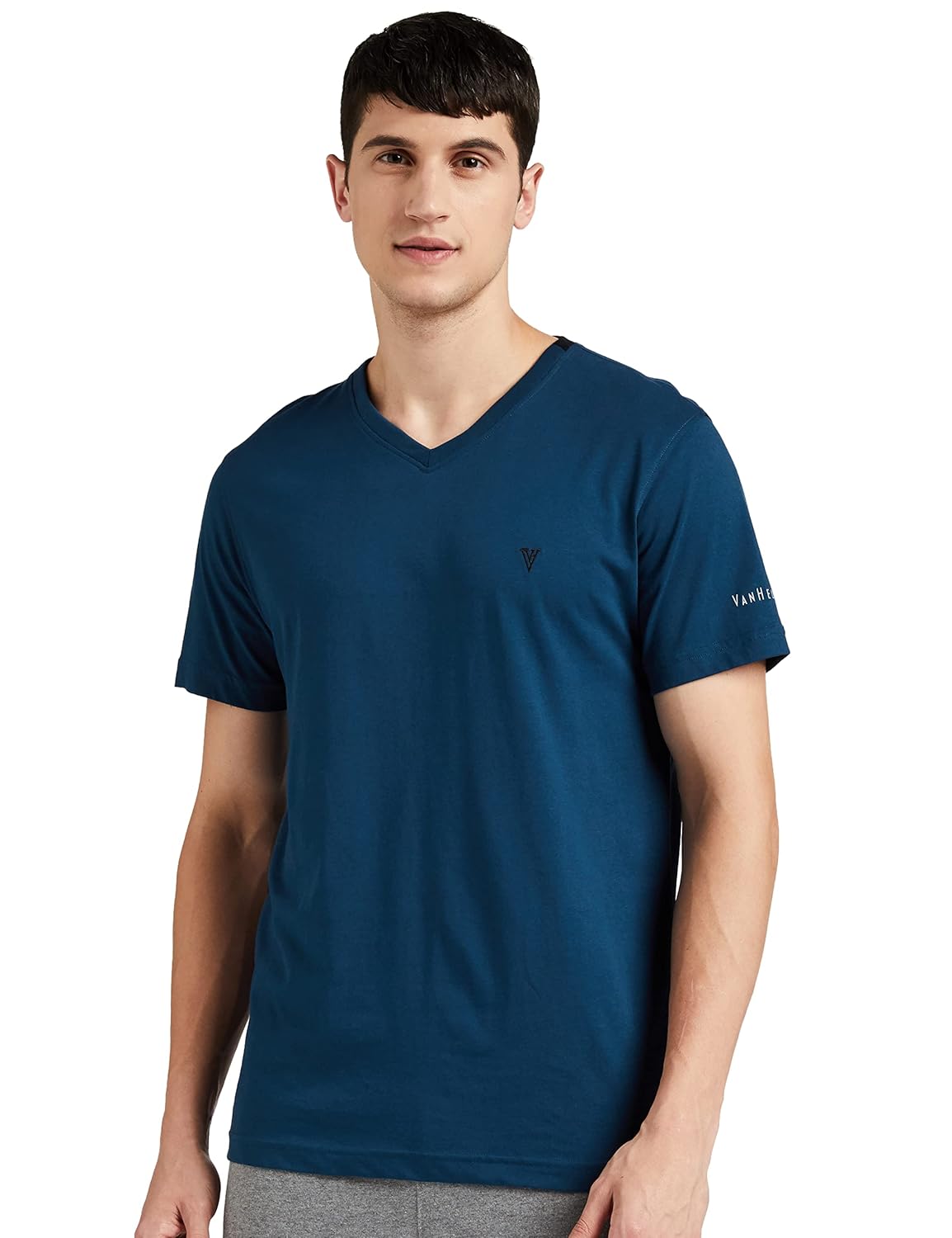 Van Heusen Men's Cotton Regular Fit T-Shirt