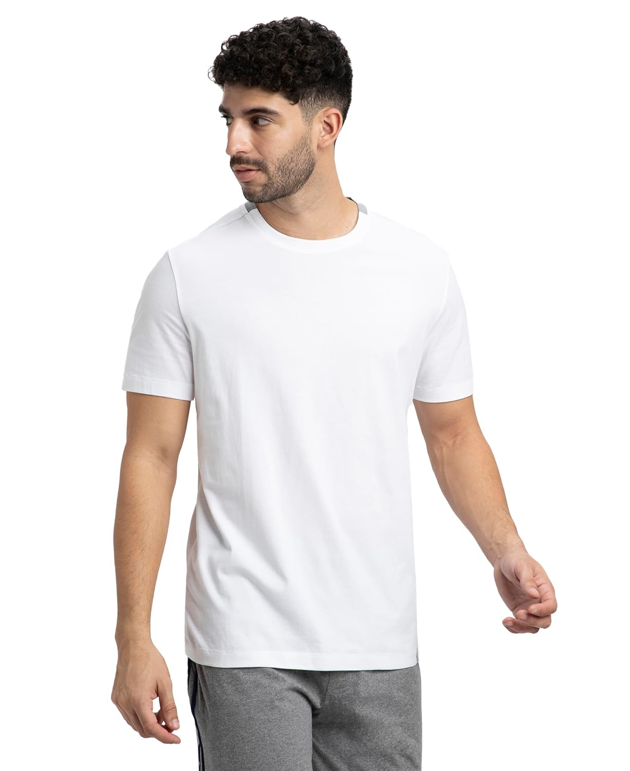 Jockey Men's Super Combed Cotton Regular Fit Half Sleeve T-Shirt